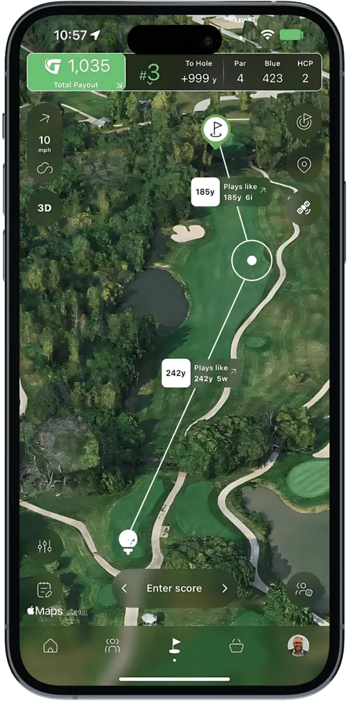 GolfN App Interface