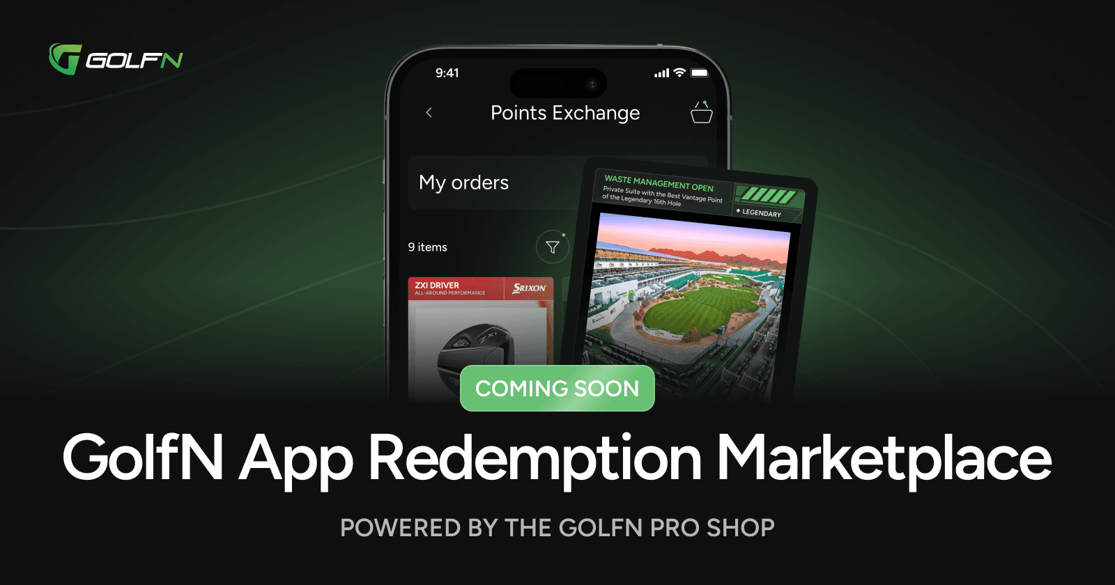 GolfN Redemption Marketplace