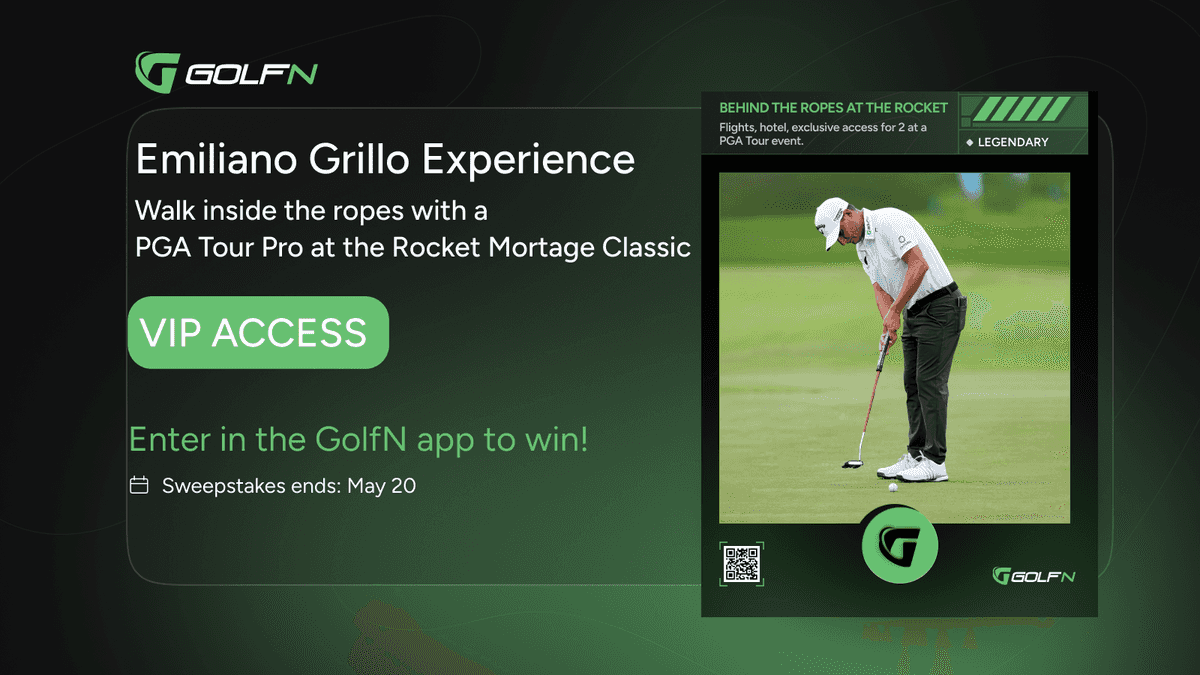 Walk Inside the Ropes at the Rocket Mortgage Classic: Win a PGA Tour VIP Pass Through GolfN