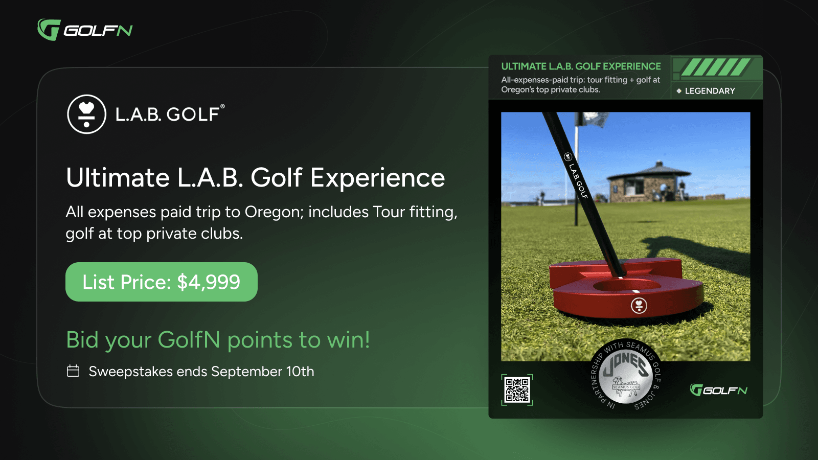Win the Ultimate L.A.B. Golf Experience Sweepstakes