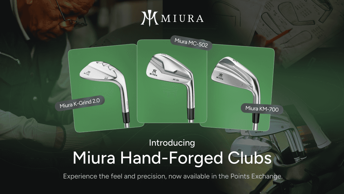 Latest GolfN Points Exchange Partner: Introducing Miura Golf