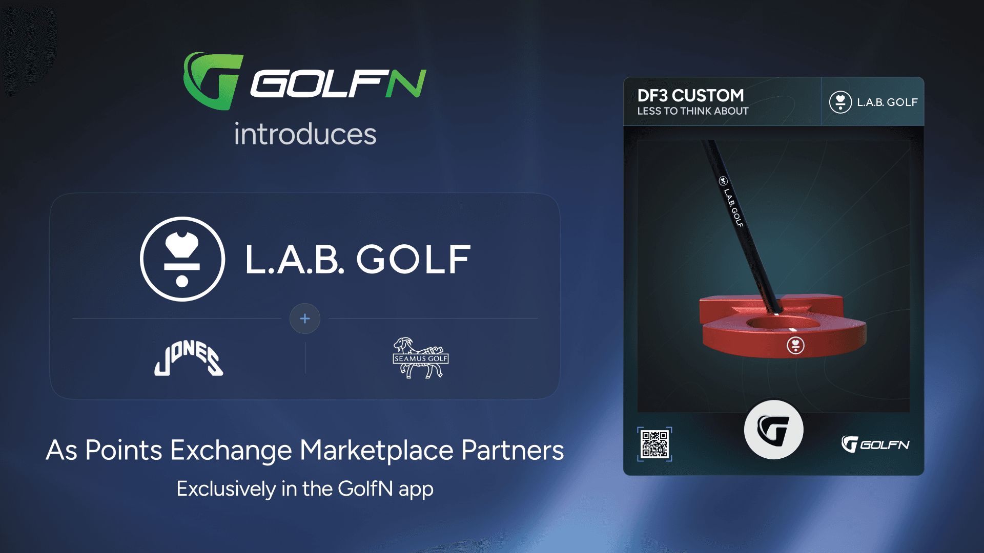 Introducing the latest Points Exchange Partners: L.A.B. Golf, Jones Sports Co. and Seamus Golf