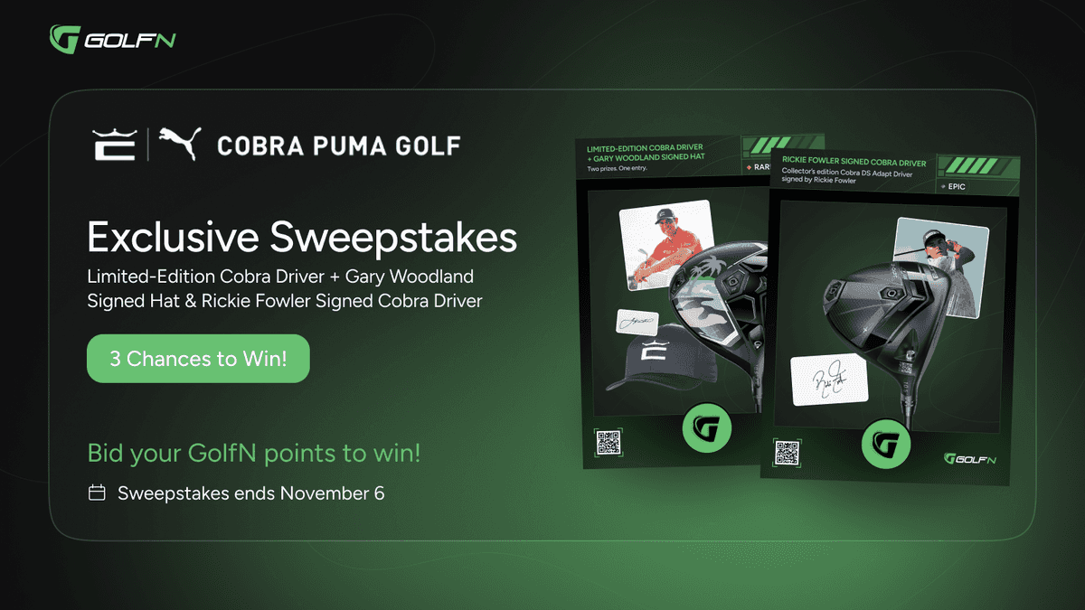 New Sweepstakes: Signed Cobra Gear from Rickie Fowler and Gary Woodland