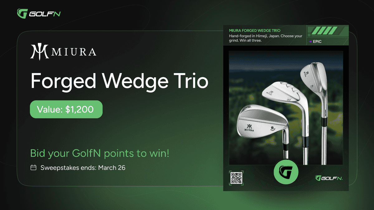 Miura Forged Wedge Sweepstakes: Win Three Custom Wedges