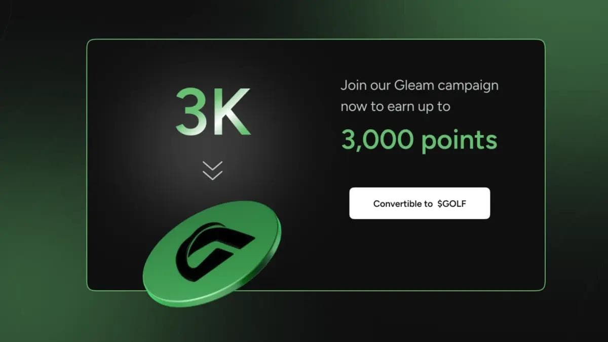Pre-Launch Kickoff: Earn Up to 3,000 Points in the GolfN Gleam Campaign